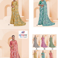 Elegant Printed Saree with Designer Blouse Piece for Festive Wear | RDD-SHAGUN