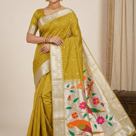 Celebration Rapier Silk Matching Saree With Blouse Piece | DKS-SAFALI