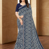 Dyed Matching Saree Exporter with Blouse Piece for Premium Ethnic and Traditional Wear | RRJ-JALPARI