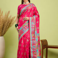 Ganga Silk Saree with Blouse for Premium Ethnic and Designer Wear | ALL-GANGA-23