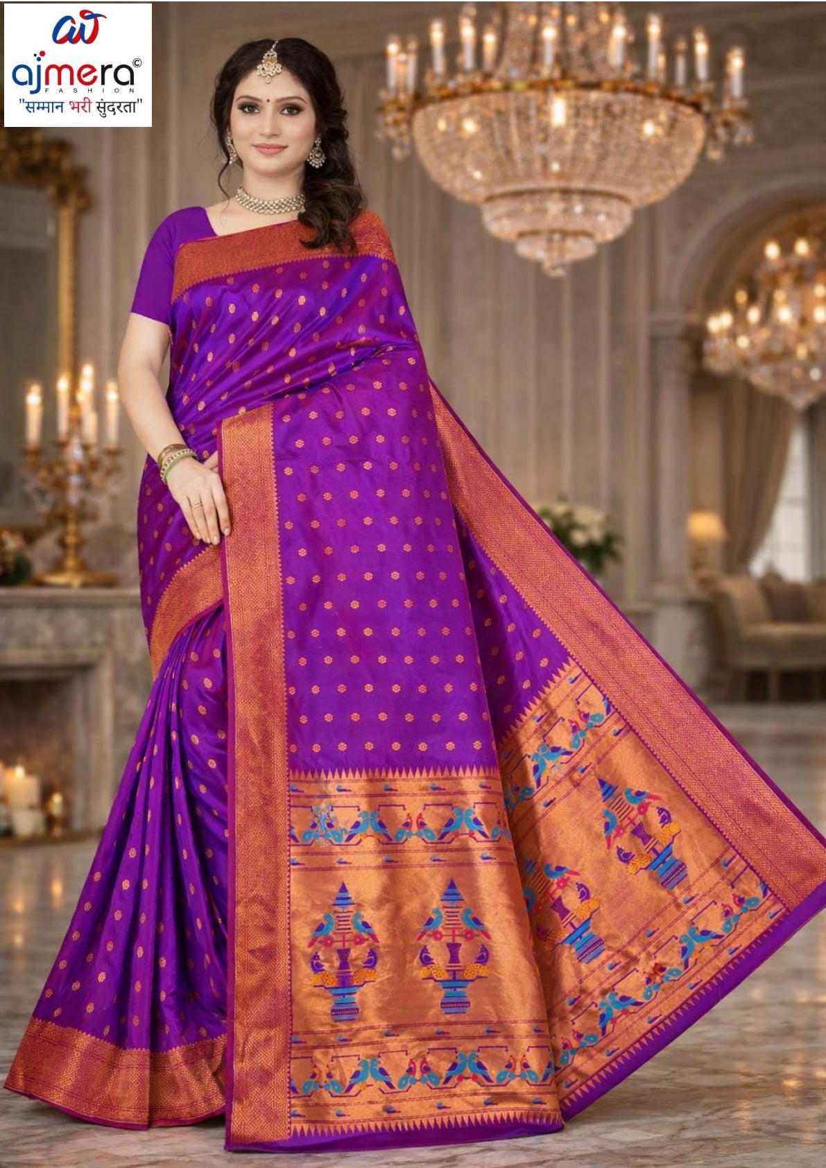 Elegant Jacquard Silk Saree with Designer Blouse Piece for Festive Elegance | DBU-KALANJALI SILK VOL-03