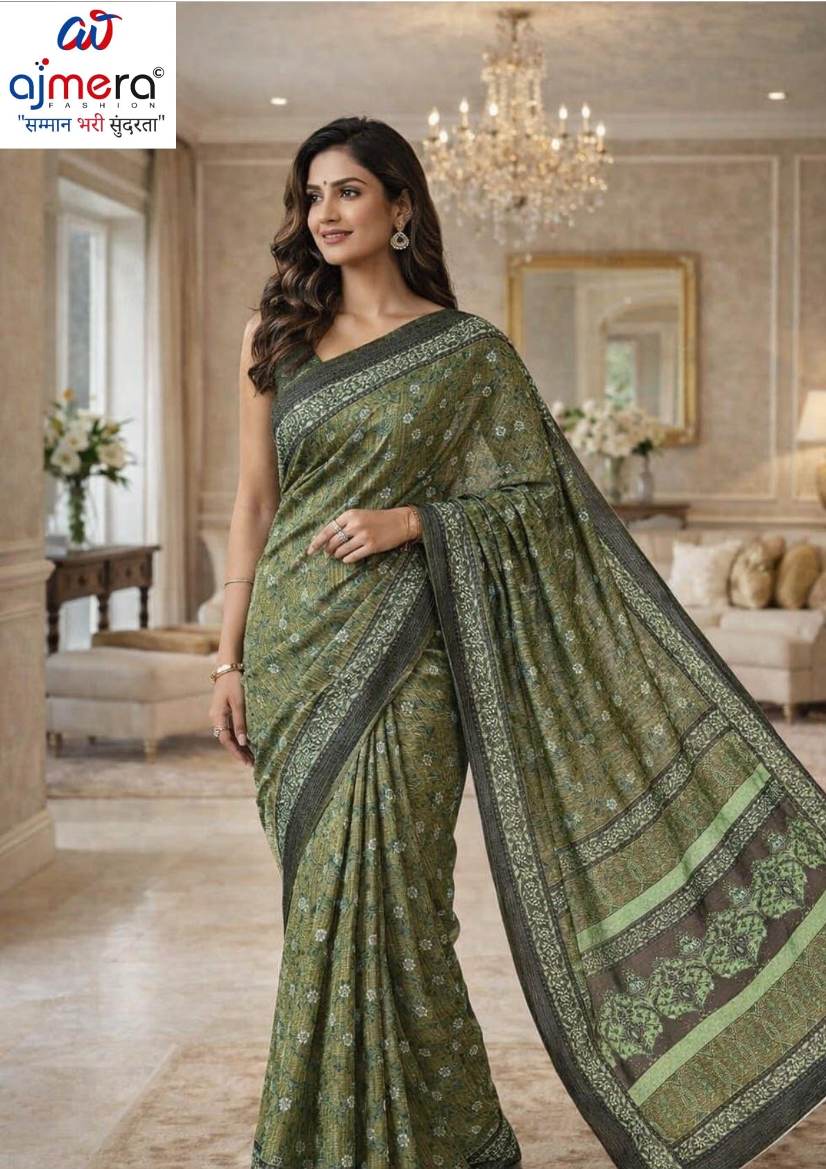 Exclusive Printed Saree with Blouse Piece for Elegant Ethnic Look | RMF-BAHURANI VOL-4