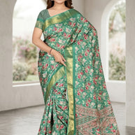 Exclusive Printed Saree with Blouse Piece for Elegant Ethnic Look | VER-NEELAM-48480
