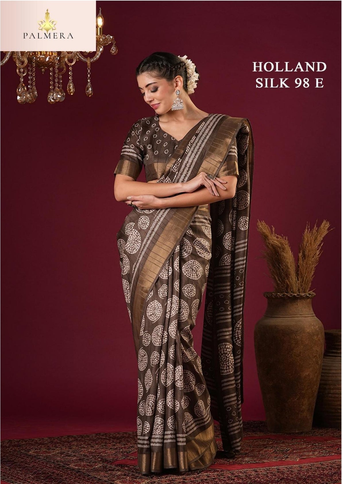 Holland Silk Kota Silk Saree with Blouse for Premium Ethnic and Traditional Wear | ALL-HOLLAND SILK-98