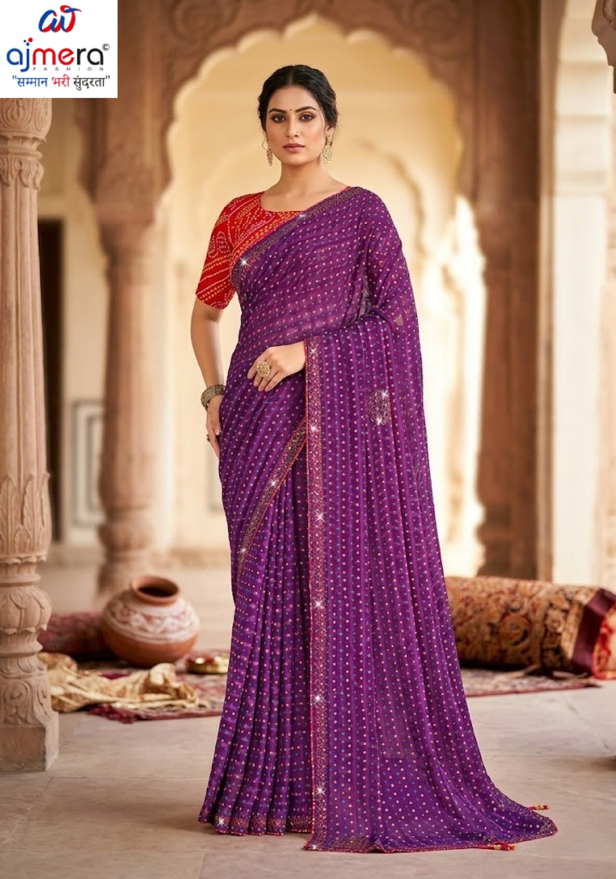 Designer Printed Saree with Blouse Piece for Special Occasions | SYF-RASAM VOL-01
