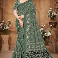 Premium Printed Saree with Matching Blouse Piece for Ethnic Elegance | PUS-DREAM GIRL-110