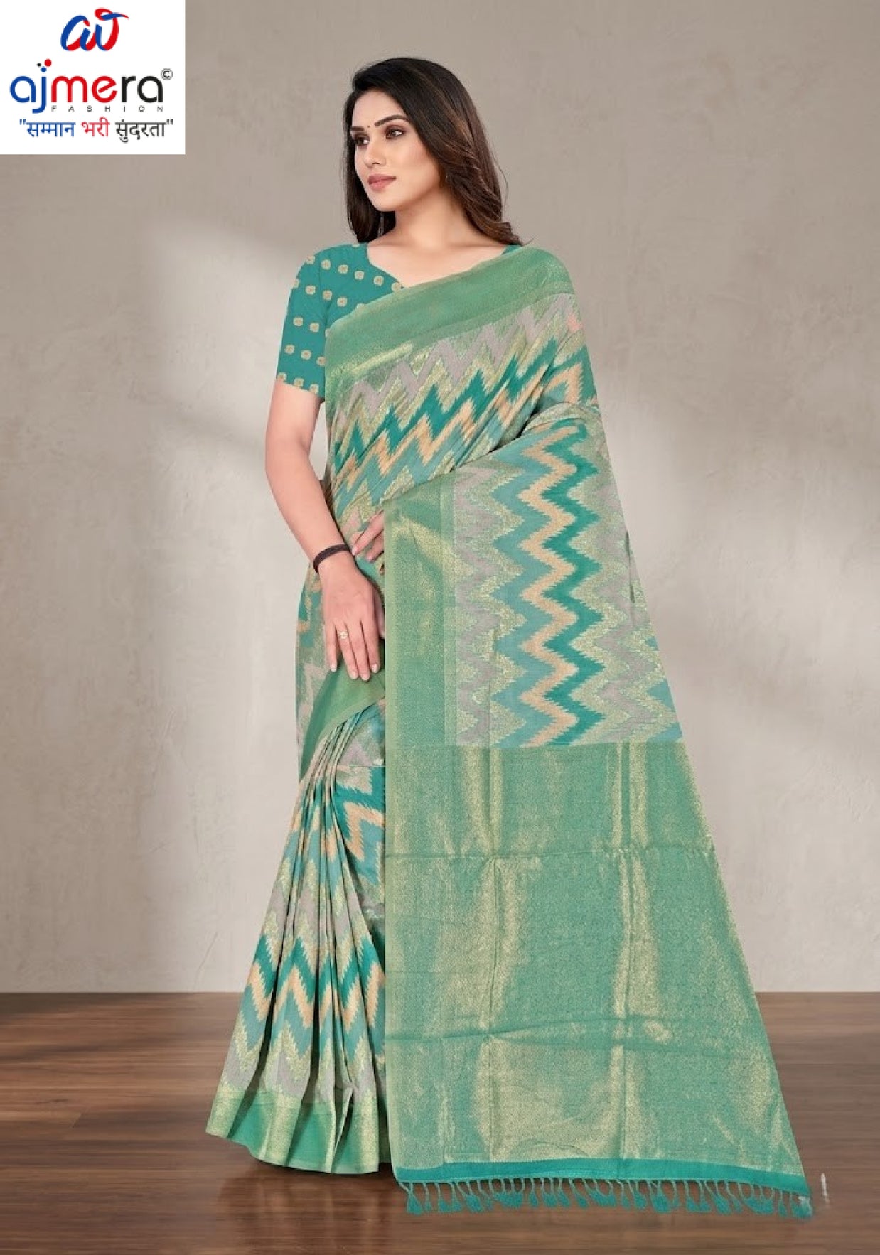 Exclusive Jacquard Silk Saree without Blouse for Premium Cultural Wear | TUL-CHANDRAMUKHI COTTON