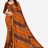 Trendy Printed Saree with Blouse Piece for Women’s Ethnic Wardrobe  | CAS-KHUSHBOO