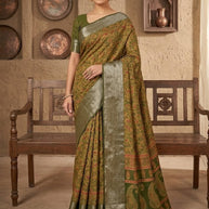 Contemporary Printed Saree with Blouse Piece for Premium Wear  | RDD-LALITA
