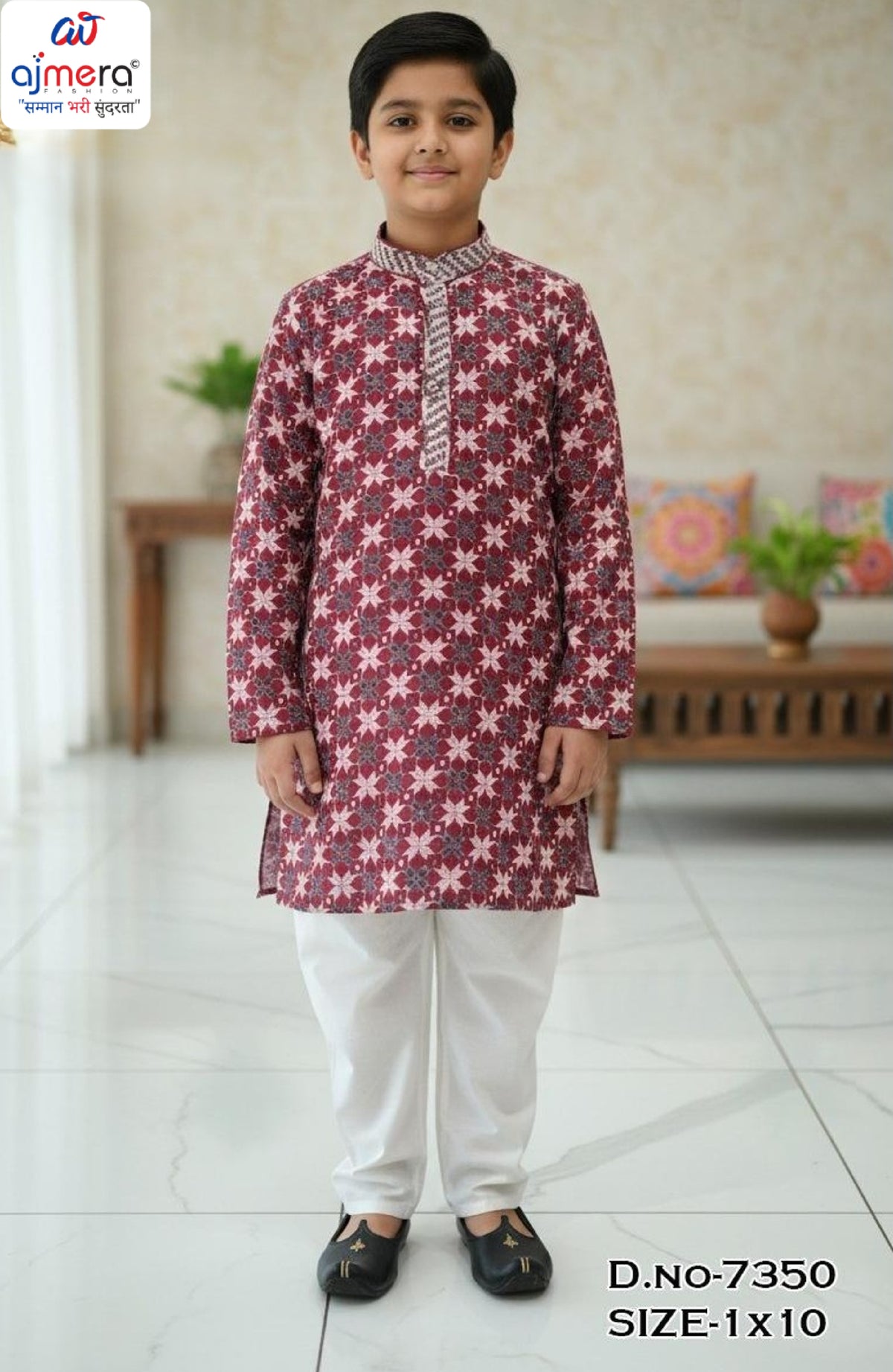 Kids Kurta & Payjama Wholesale in India | JDW-7350-1X10