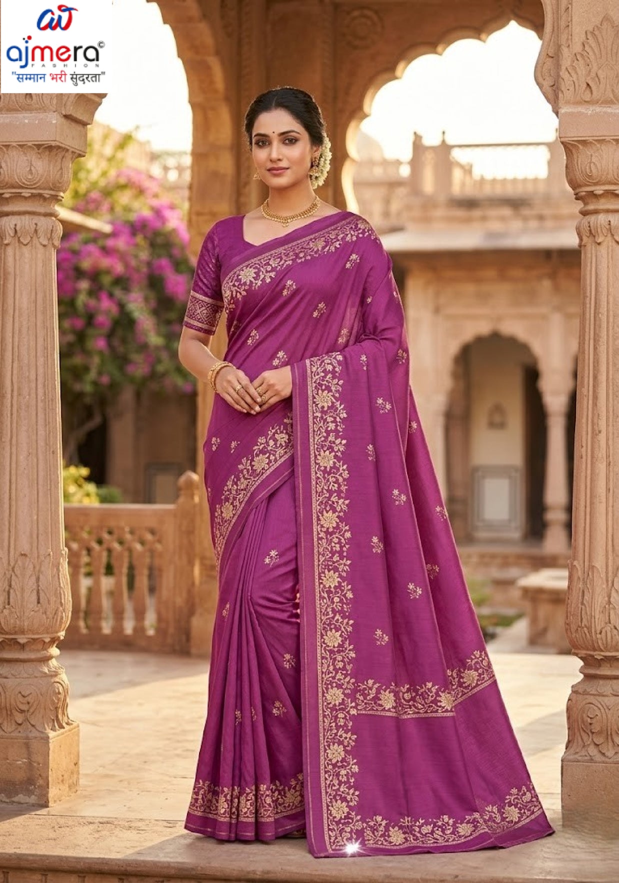Graceful Printed Saree with Blouse Piece for Modern Ethnic Fashion | SSR-BUGGATTI