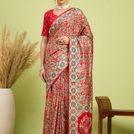 Ganga Silk Saree with Blouse for Premium Ethnic and Designer Wear | ALL-GANGA-26
