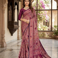 Exclusive Printed Saree with Blouse Piece for Elegant Ethnic Look  | RDD-MRUNALI