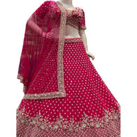 Best Georgette Embroidery Siroski Lahenga Manufacturer in India | SON-SADHANA NEW