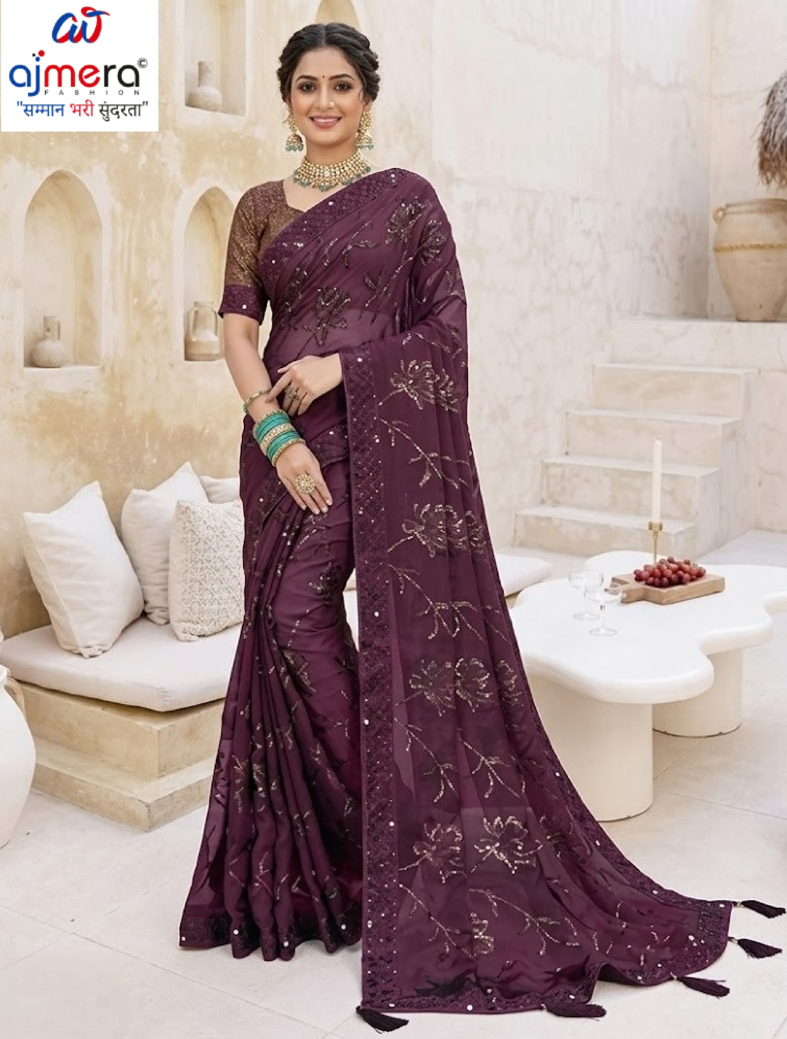 Classic Printed Saree with Blouse Piece for Timeless Traditional Style | RDD-YUKTI VOL-57