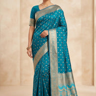 Classic Rapier Silk Matching Saree With Blouse Piece | GYT-VAIDEHI