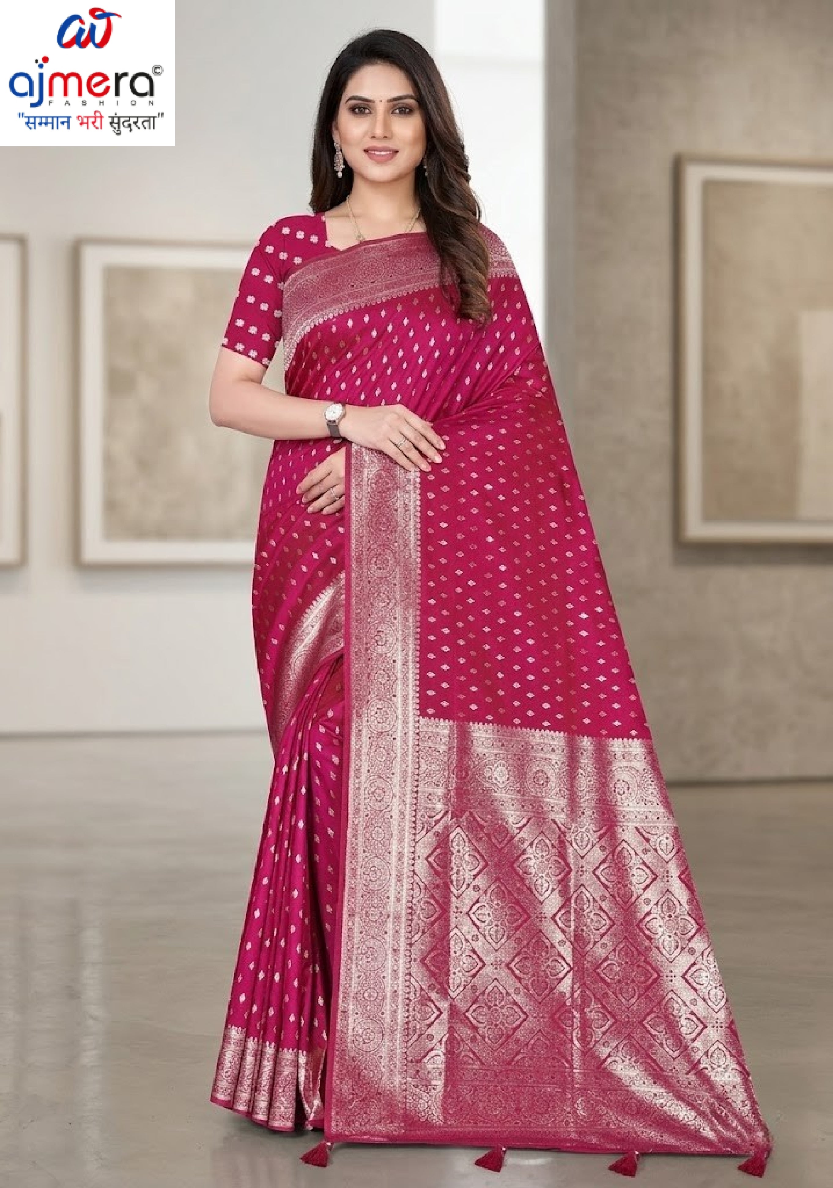 Fashionable Jacquard Silk Saree with Blouse Piece for Special Events | TUL-VEERA SILK VOL-01