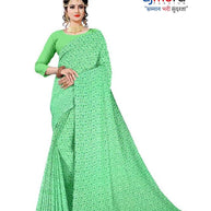 Weightless Print Loose Saree with Blouse for Premium Ethnic and Traditional Wear | TD-NIKE