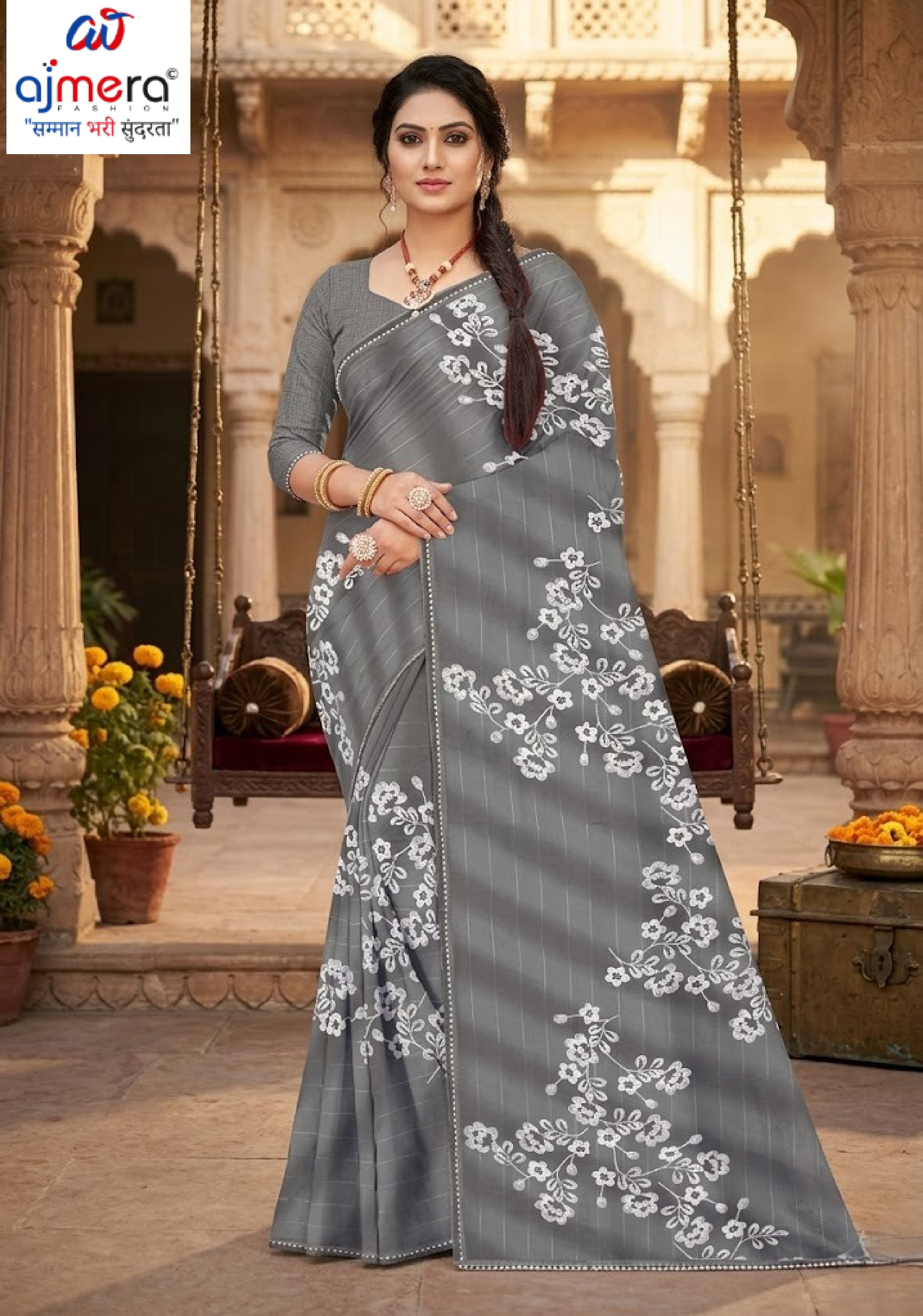Exclusive Printed Saree with Blouse Piece for Elegant Ethnic Look | GLC-PARINDA
