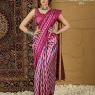 Gulabi Nagri Dolphin Saree with Blouse for Premium Ethnic and Designer Wear | ALL-GULABI NAGRI VOL-02