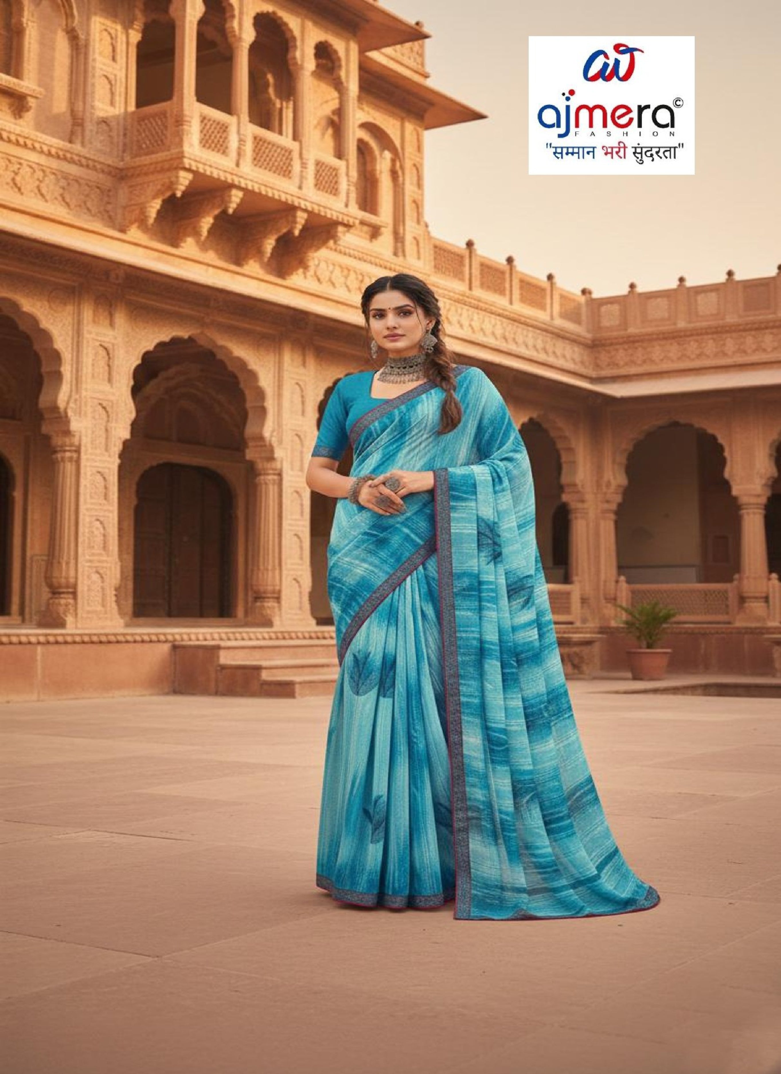 Stylish Printed Saree with Blouse Piece for Traditional Celebrations | PRM-MALDEEP