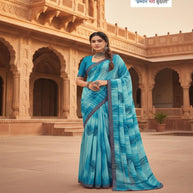 Stylish Printed Saree with Blouse Piece for Traditional Celebrations | PRM-MALDEEP