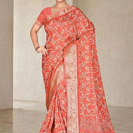 Fashionable Printed Saree with Blouse Piece for Festive Collection | VER-NEELAM-43545