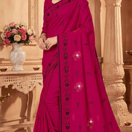 Fancy Cotton Saree with Without Blouse for Premium Ethnic and Traditional Wear | PJA-SIFIYA