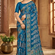 Chic Printed Saree with Blouse Piece for Sophisticated Ethnic Style  | RDD-VISHAKHA VOL-03