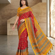 Designer Printed Saree with Blouse Piece for Special Occasions  | VER-BANJARAN-47456