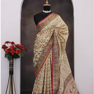 Ganga Blended Silk Saree with Blouse for Premium Ethnic and Designer Wear | ALL-GANGA-04
