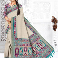 Exclusive Printed Saree with Blouse Piece for Elegant Ethnic Look  | PUS-JALPARI-6