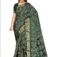 Classic Printed Saree with Blouse Piece for Timeless Traditional Style  | VER-NEELAM-32852