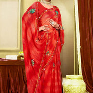 Chic Printed Saree with Blouse Piece for Sophisticated Ethnic Style | PRM-RAJNI