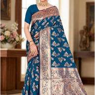 Elegant Jacquard Silk Saree with Designer Blouse Piece for Festive Elegance | TUL-CLEAR SILK VOL-05