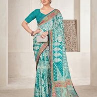 Fashionable Printed Saree with Blouse Piece for Festive Collection  | RMF-JASLEEN VOL-2