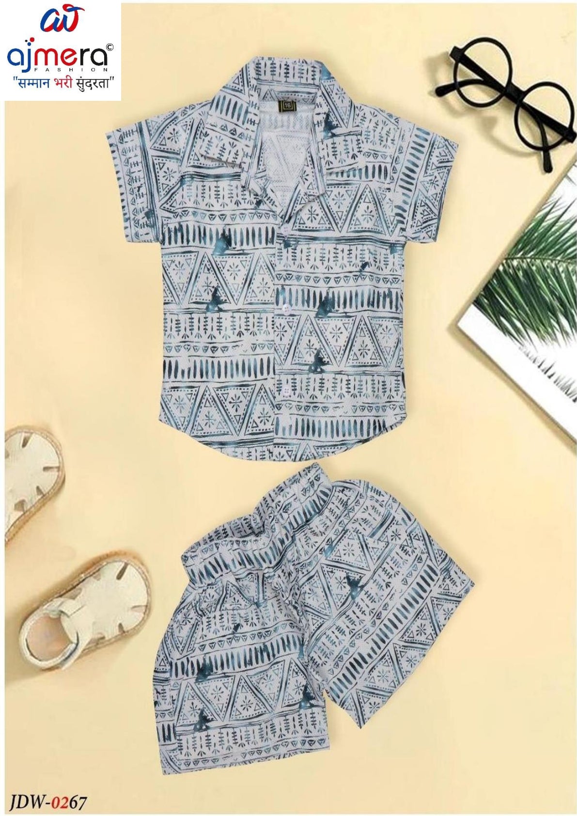 Wholesale Boys Hooded T-Shirt Pant Set | JDW-0267