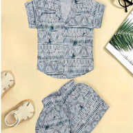 Wholesale Boys Hooded T-Shirt Pant Set | JDW-0267