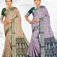 Premium Printed Saree with Matching Blouse Piece for Ethnic Elegance | RDD-MAHARANI VOL-02