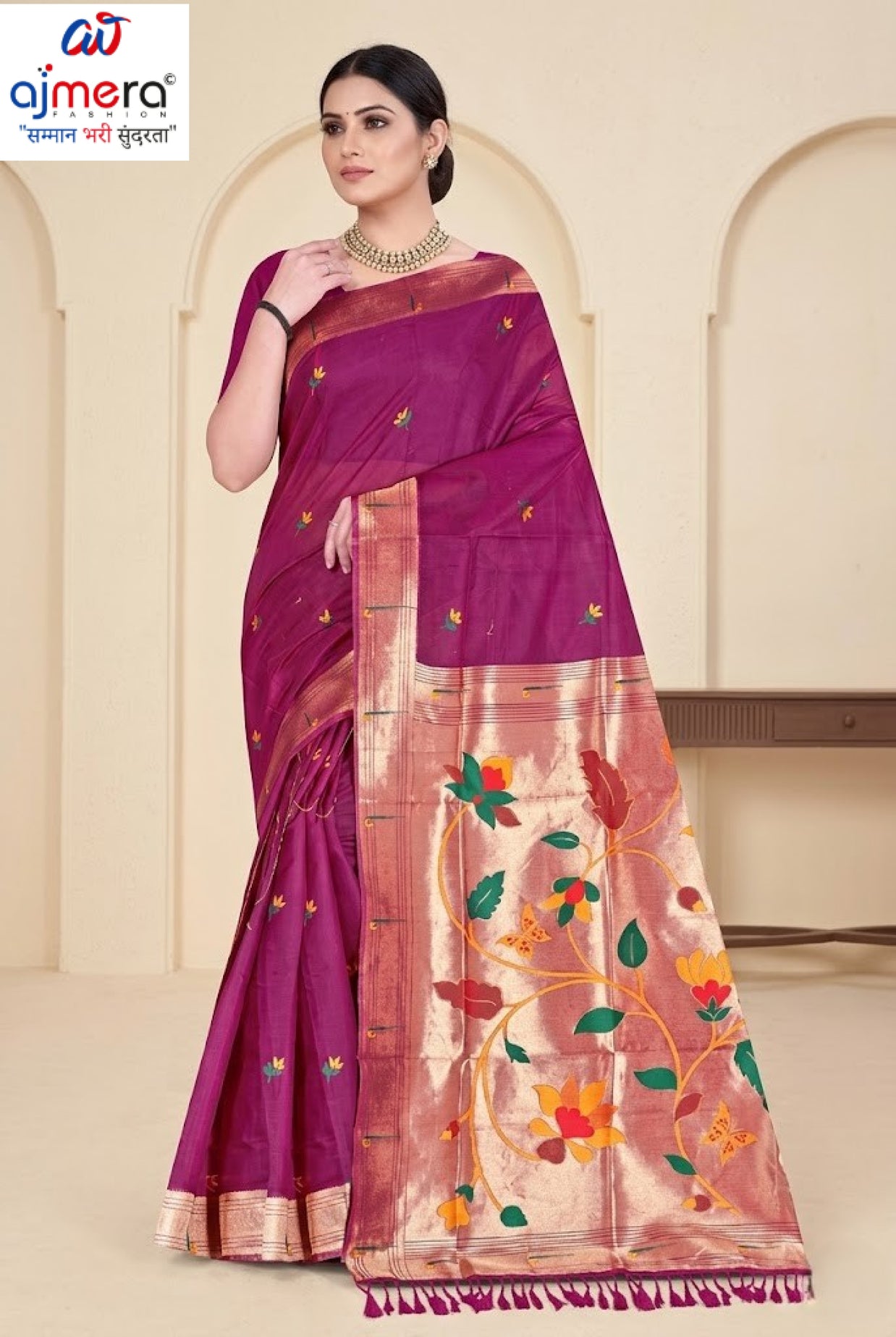 Classic Jacquard Silk Saree with Blouse Piece for Elegant Traditional Look | TUL-SAFARI COTTON VOL-04