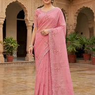 Surat Dyed Matching Saree Manufacturer with Blouse Piece for Premium Ethnic and Traditional Wear | VKM-NETWORK