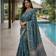 Fashionable Printed Saree with Blouse Piece for Festive Collection | RMF-BAHURANI VOL-3