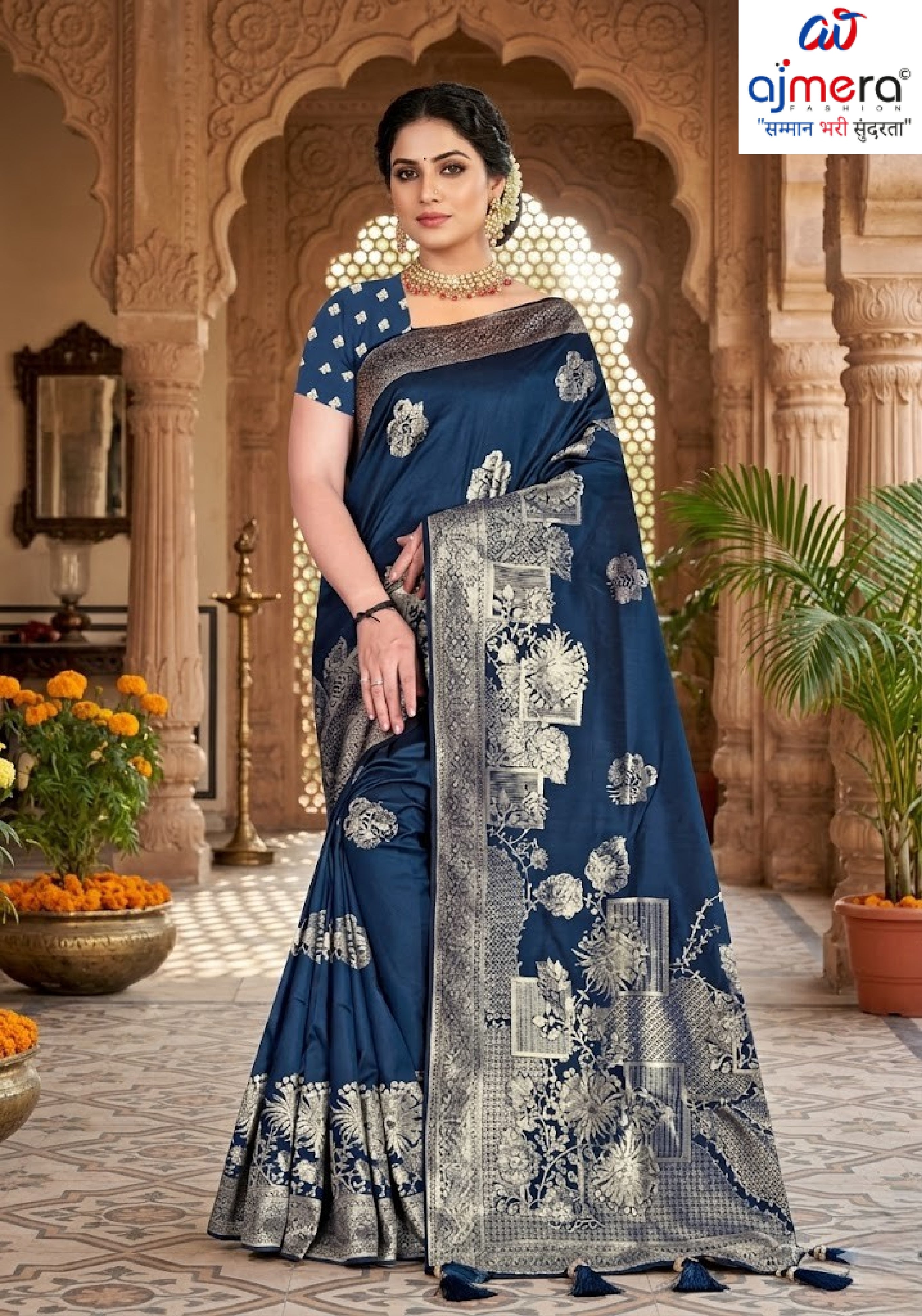 Luxury Jacquard Silk Saree With Blouse Piece | TUL-HUMJOLI SILK VOL-23