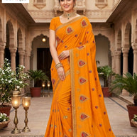 Traditional Cotton Saree with Without Blouse for Premium Ethnic and Traditional Wear | PJA-JUGNOO