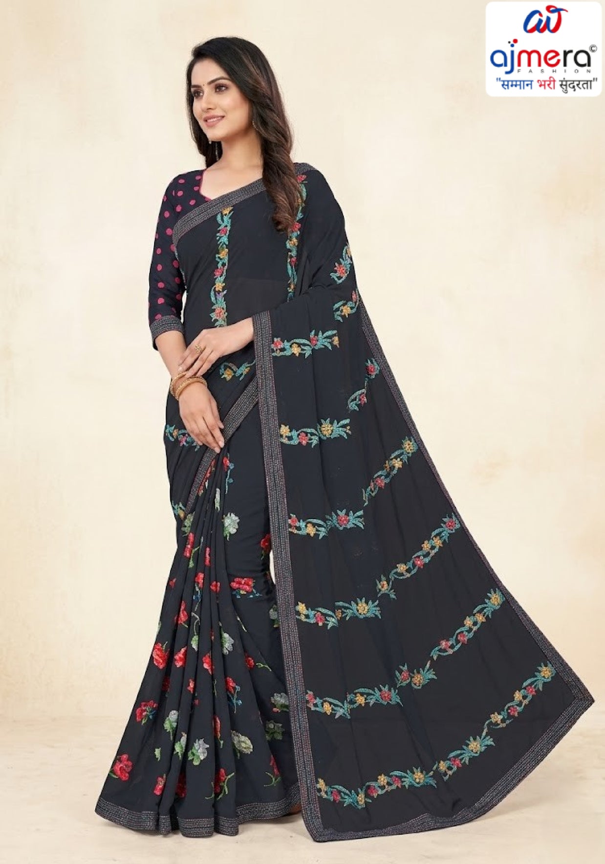Exclusive Printed Saree without Blouse for Elegant Ethnic Look | SGR-RESHMA