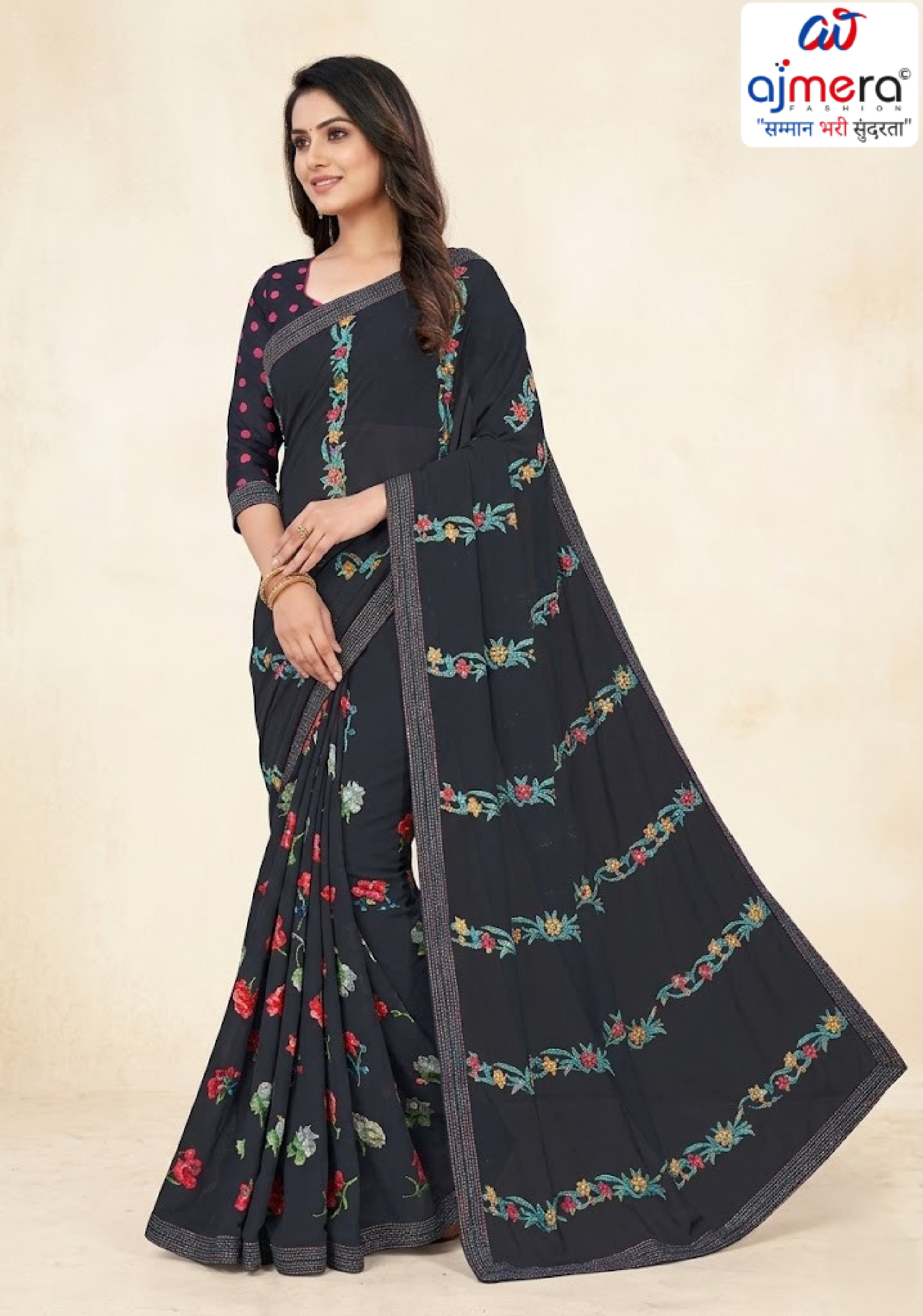 Exclusive Printed Saree without Blouse for Elegant Ethnic Look | SGR-RESHMA