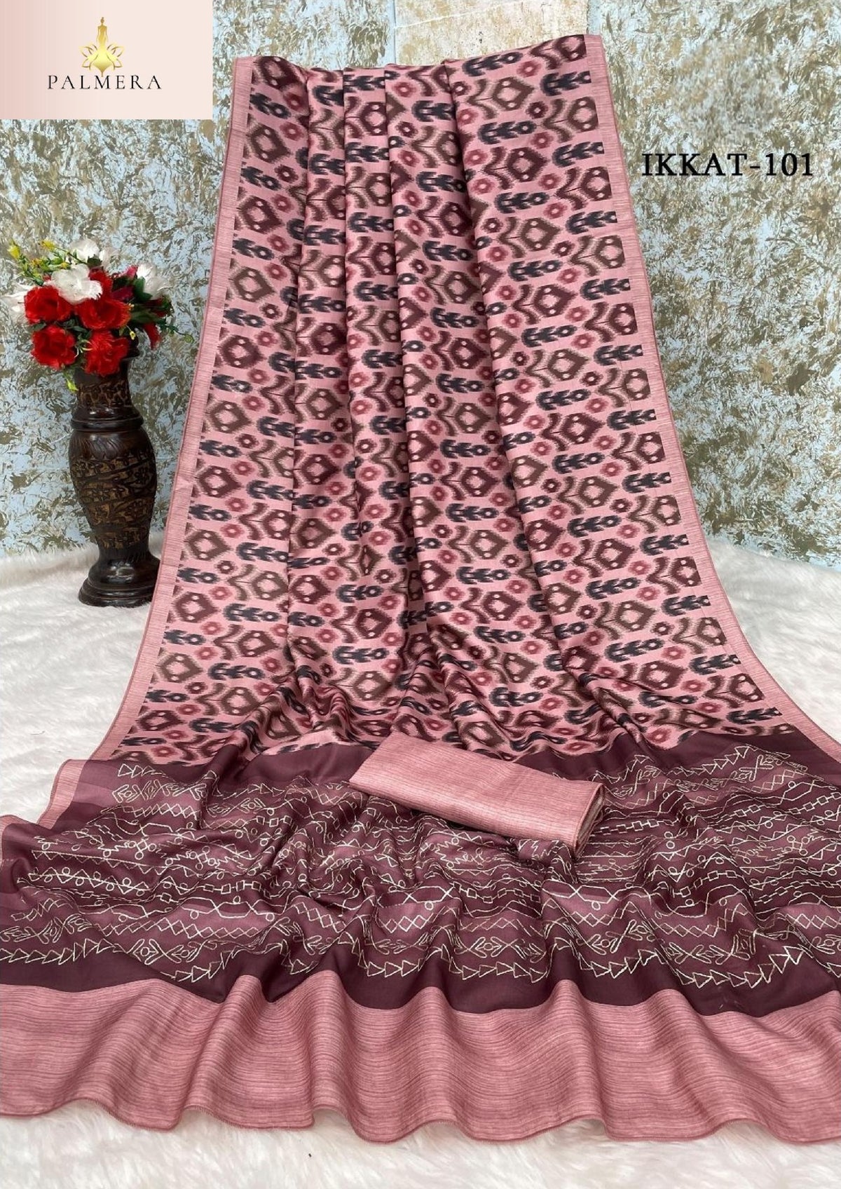 Palmera Saree Wholesaler and Palmera Saree Supplier | ALL-IKKAT VOL-01