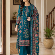 Trendy Rayon Print Unstitched Suit Set | VAS-LIME LIGHT-3