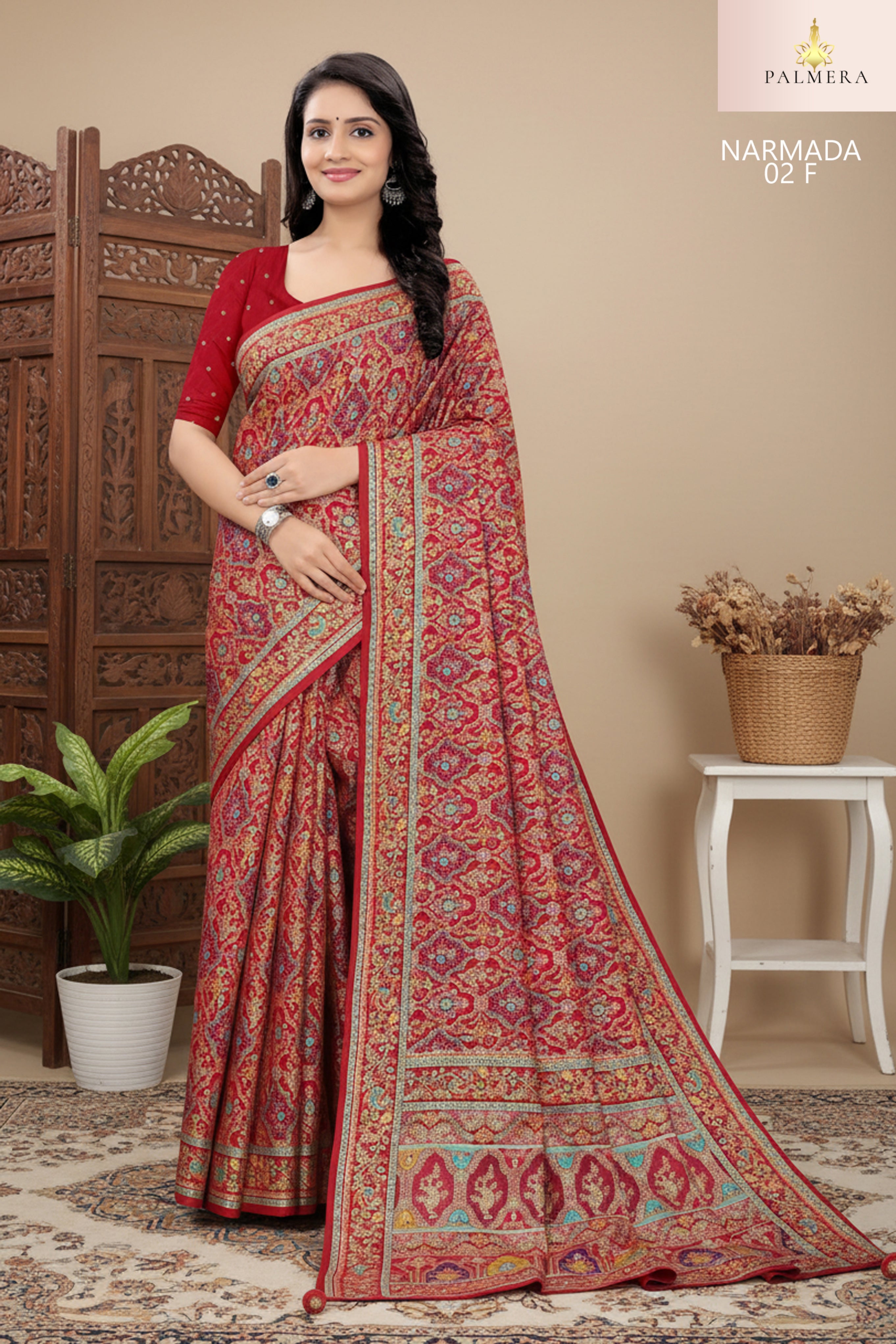 Palmera Saree Wholesaler and Palmera Saree Supplier | ALL-NARMADA-02
