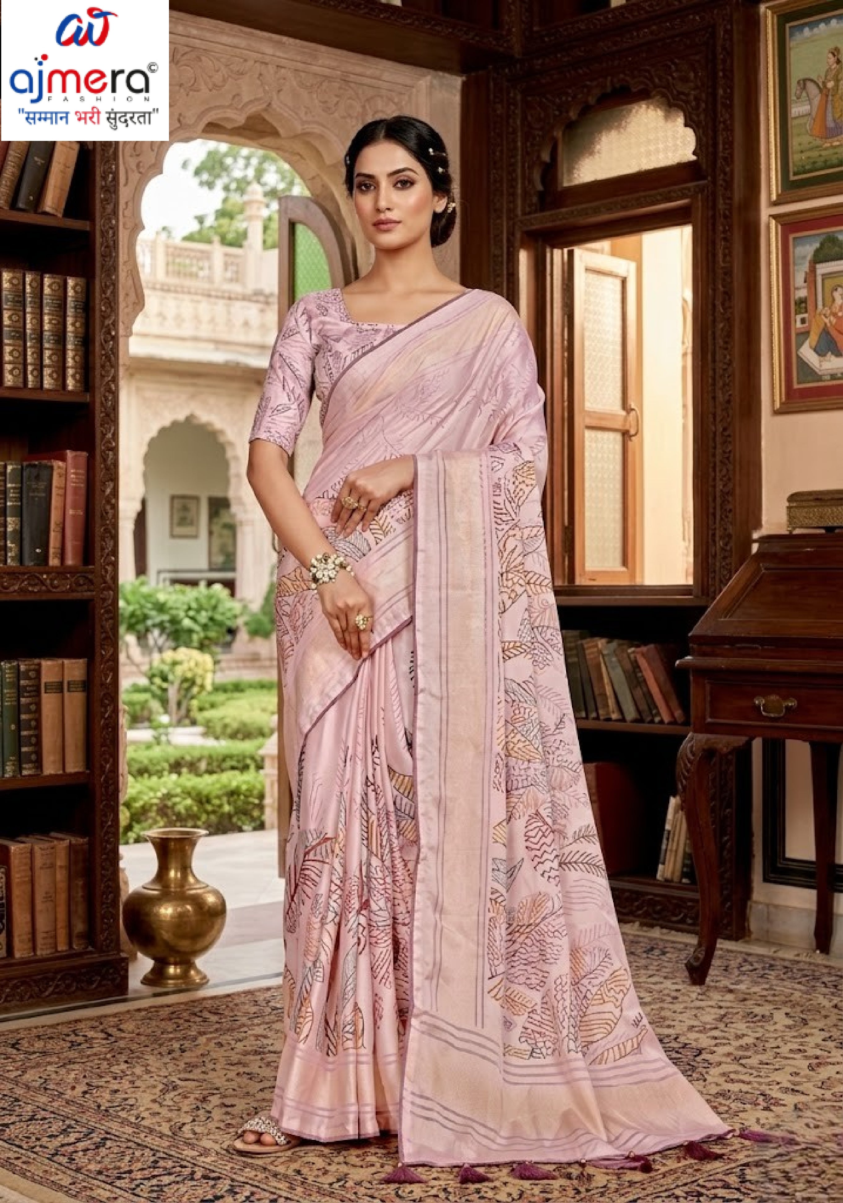 Chic Printed Saree with Blouse Piece for Sophisticated Ethnic Style  | RDD-PRACHI VOL-03